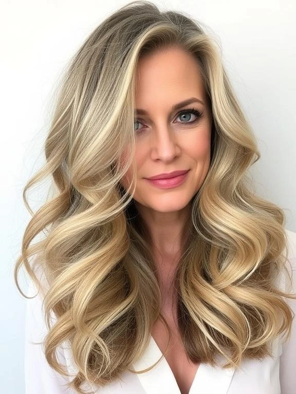 25 Chic & Elegant Spring Hairstyles for Women Over 50 14 Loose Romantic Waves