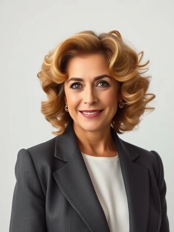 25 Chic & Elegant Spring Hairstyles for Women Over 50 20 Pinned Back Curls