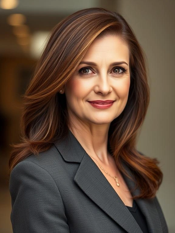 25 Chic & Elegant Spring Hairstyles for Women Over 50 24 Side-Swept Hairstyle