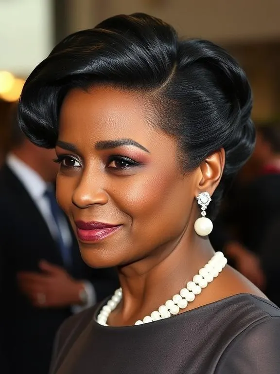 30 Gorgeous Hairstyles for Black Women Over 50: Timeless & Stunning Looks 3 Finger Waves