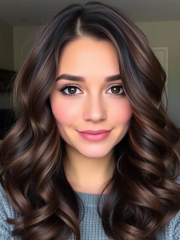 20 Summer Hair Colors for Brunettes: Glow Up with These Gorgeous Shades 13 Espresso with Plum Highlights