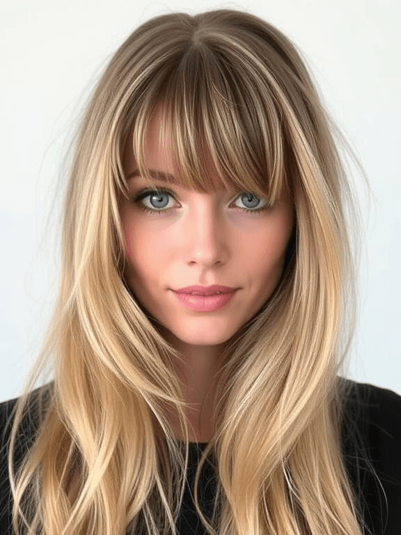 17 Bangs Covering One Eye Hairstyle Ideas: Inspiring Looks to Try Today 14 Curtain bangs cover one eye for a versatile and elegant appearance.