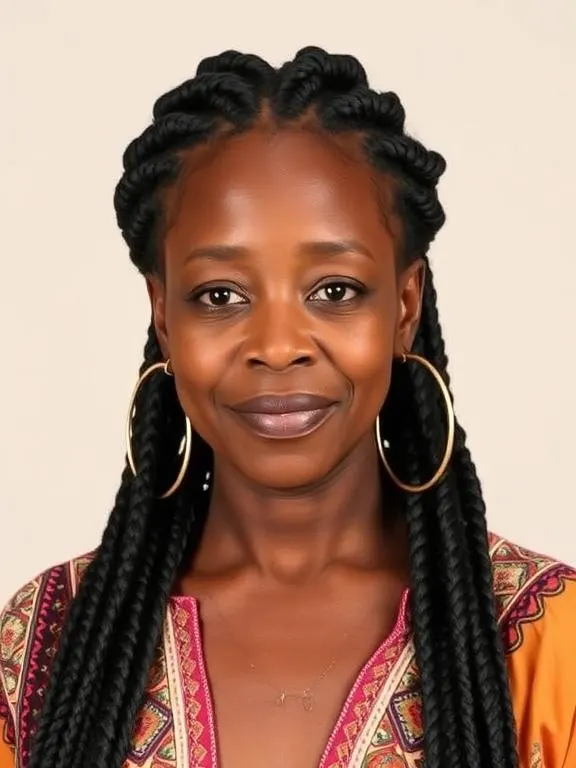 30 Gorgeous Hairstyles for Black Women Over 50: Timeless & Stunning Looks 11 Waist-Length Braids