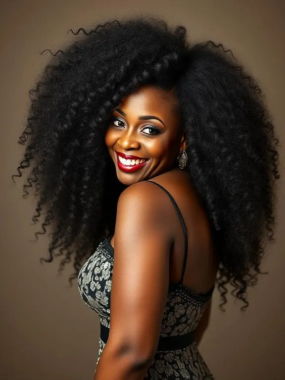 30 Gorgeous Hairstyles for Black Women Over 50: Timeless & Stunning Looks 13 Voluminous Curls