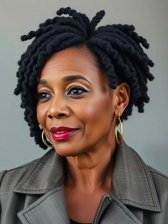 30 Gorgeous Hairstyles for Black Women Over 50: Timeless & Stunning Looks 17 Passion Twists