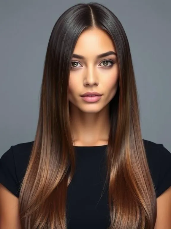 20 Summer Hair Colors for Brunettes: Glow Up with These Gorgeous Shades 21 Shiny metallic bronze-brown hair