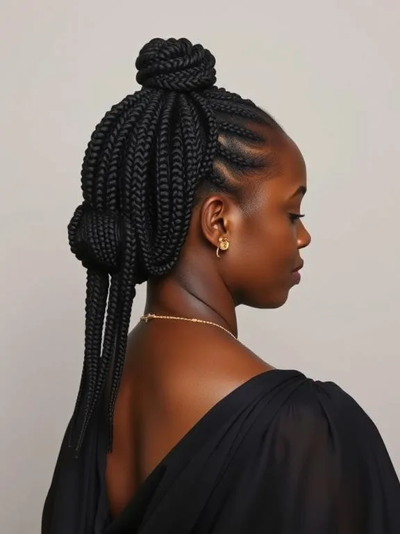 30 Gorgeous Hairstyles for Black Women Over 50: Timeless & Stunning Looks 20 Cornrows