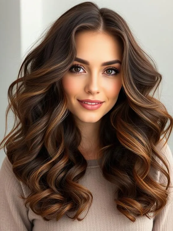 20 Summer Hair Colors for Brunettes: Glow Up with These Gorgeous Shades 5 Rich chocolate brown hair with cinnamon tones.