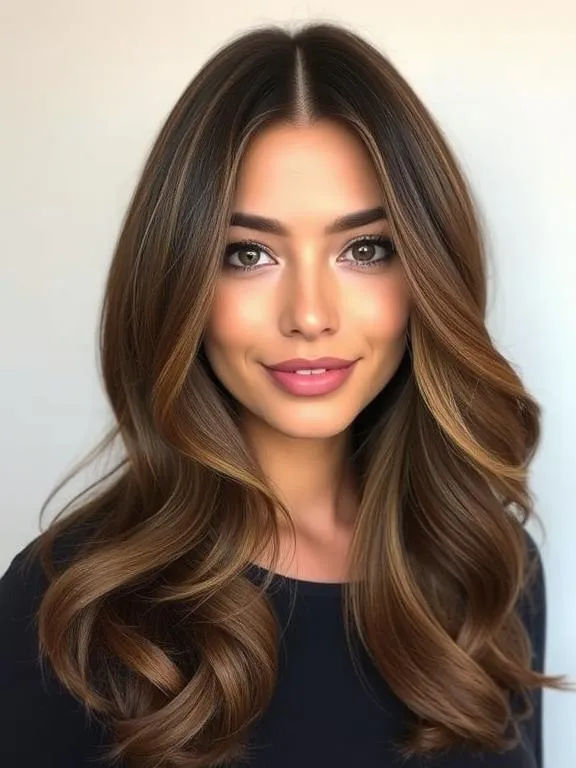 20 Summer Hair Colors for Brunettes: Glow Up with These Gorgeous Shades 8 Mocha Brown with Subtle Gold Undertones