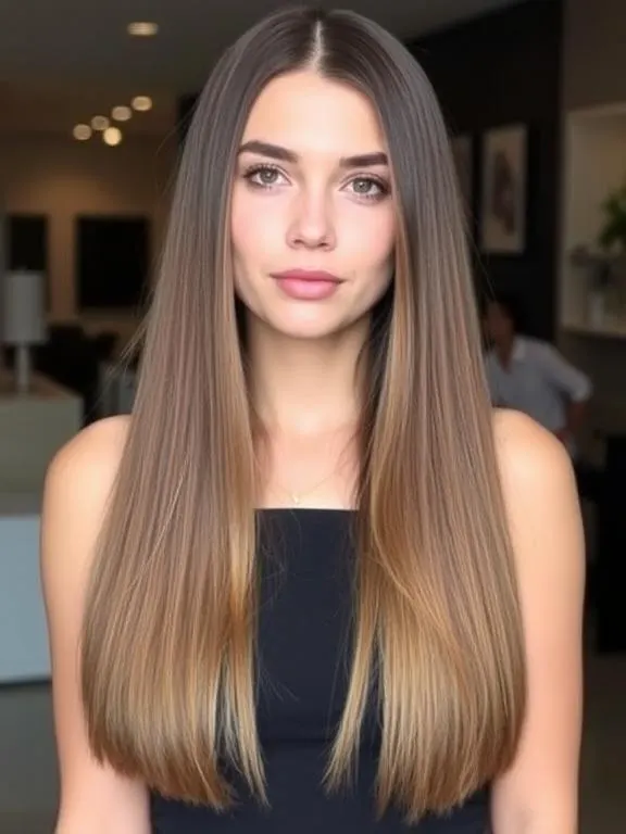 20 Stunning Hairstyles for Thin Fine Hair: Ideas to Boost Volume and Texture 15 Long hair with blunt ends.