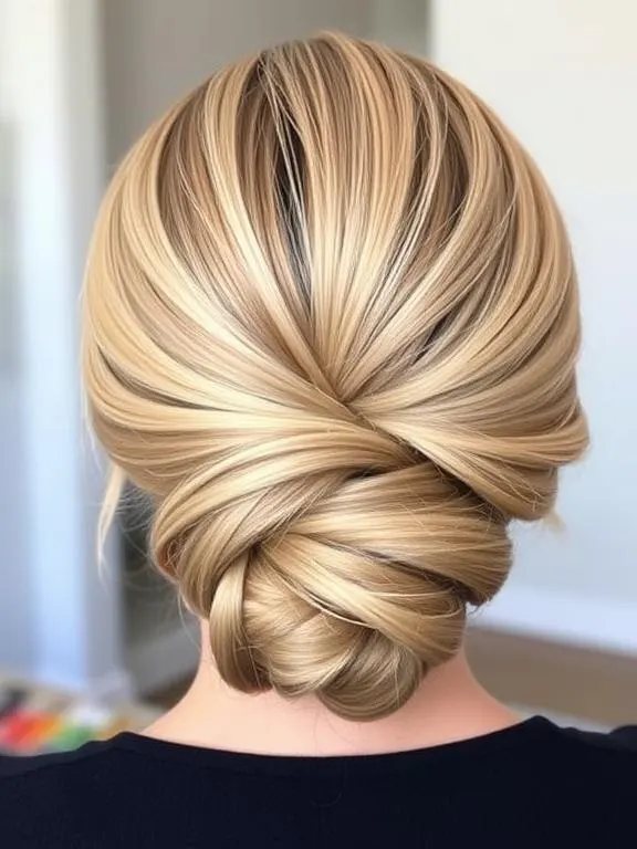 20 Stunning Hairstyles for Thin Fine Hair: Ideas to Boost Volume and Texture 17 Voluminous low bun.
