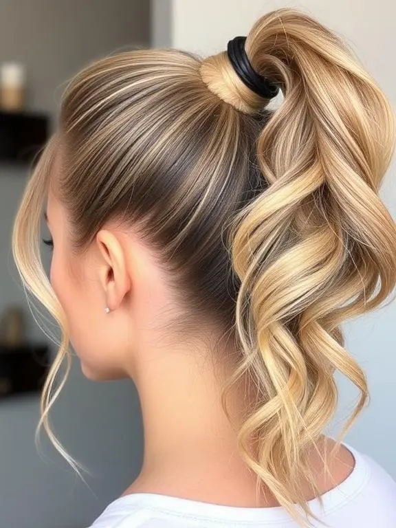 20 Stunning Hairstyles for Thin Fine Hair: Ideas to Boost Volume and Texture 19 Textured High Ponytail
