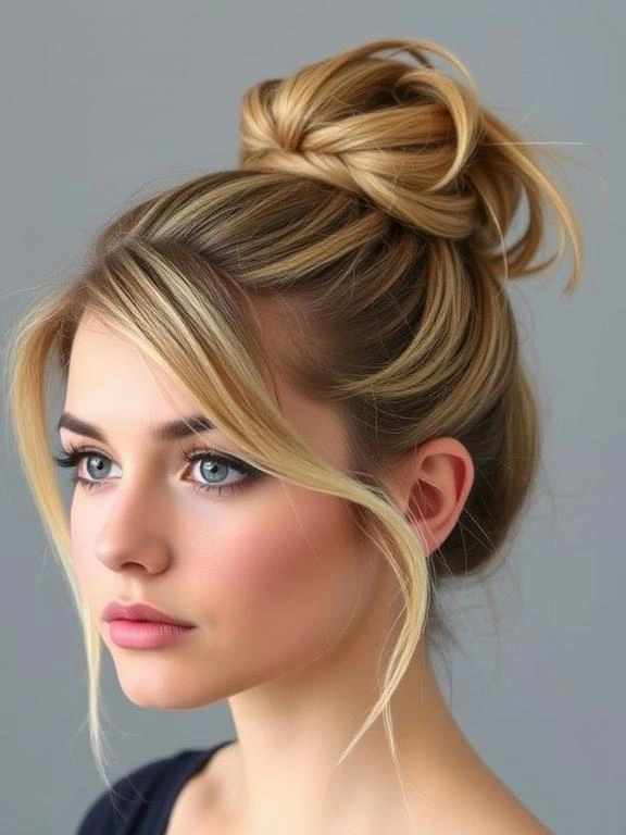 The 25 “No Effort” Hairstyle Trend That’s All Over Social Media 2 Messy Bun