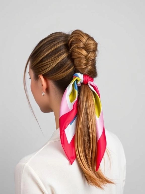 The 25 “No Effort” Hairstyle Trend That’s All Over Social Media 25 Scarf Hairstyle
