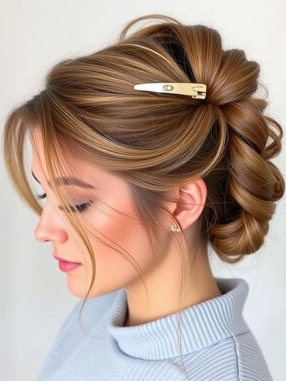 25 Gorgeous Spring Hairstyles for Long Hair to Try This Season 16 Chic Claw Clip Updo