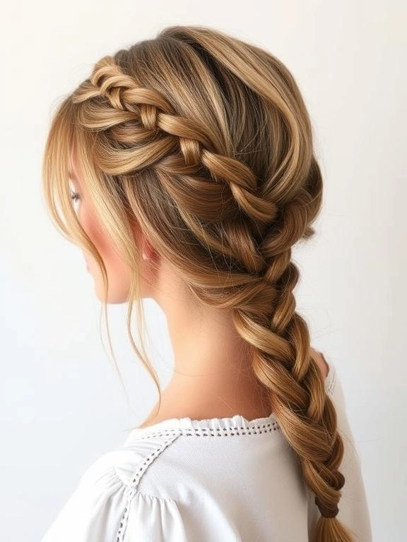 25 Gorgeous Spring Hairstyles for Long Hair to Try This Season 4 Bohemian Fishtail Braid