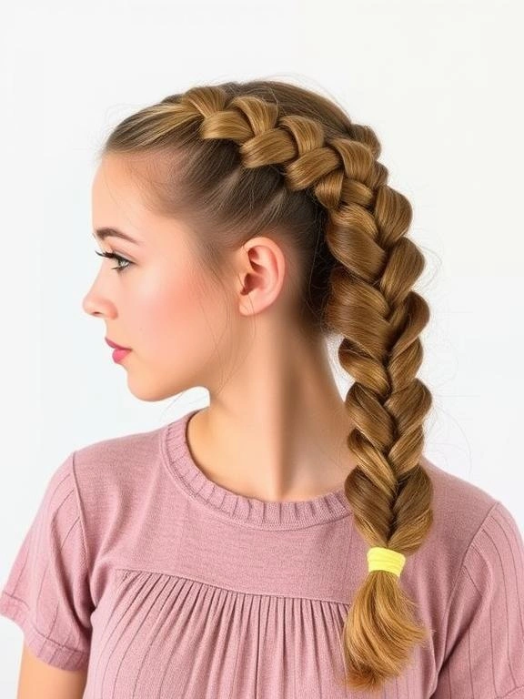 25 Braided Beauties: Trendy Braids for Spring 15 Bubble Braid