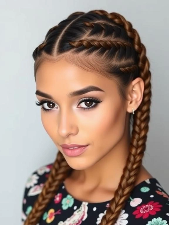 25 Braided Beauties: Trendy Braids for Spring 20 Zig-Zag Braids