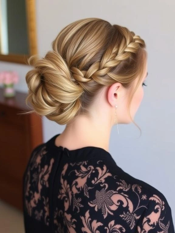 25 Braided Beauties: Trendy Braids for Spring 26 Braided Bun