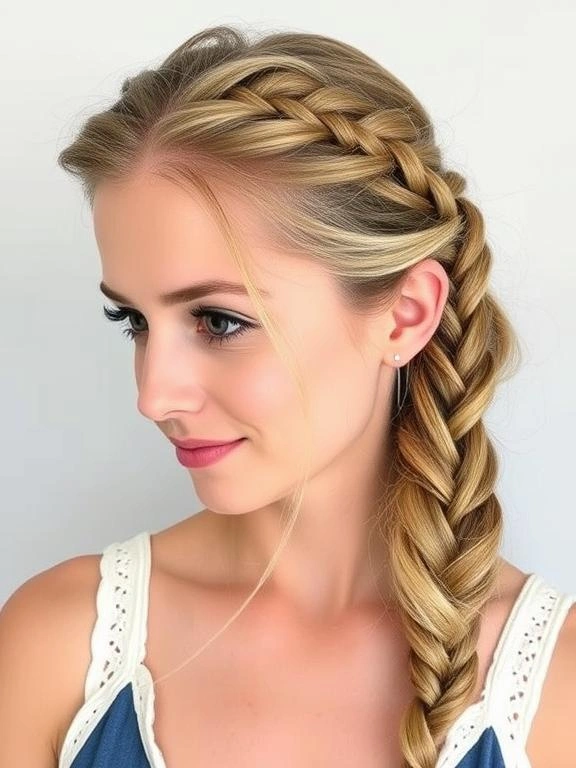 25 Braided Beauties: Trendy Braids for Spring 5 Fishtail Braid