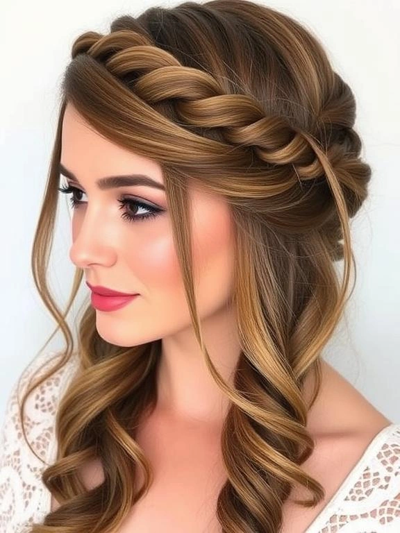 25 Braided Beauties: Trendy Braids for Spring 6 Waterfall Braid