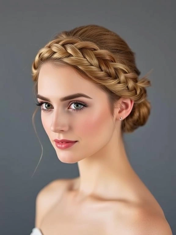 25 Braided Beauties: Trendy Braids for Spring 7 Halo Braid