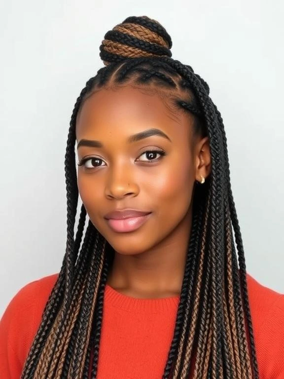 25 Braided Beauties: Trendy Braids for Spring 9 Box Braids