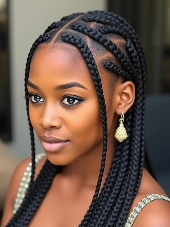 25 Braided Beauties: Trendy Braids for Spring 10 Cornrow Braids
