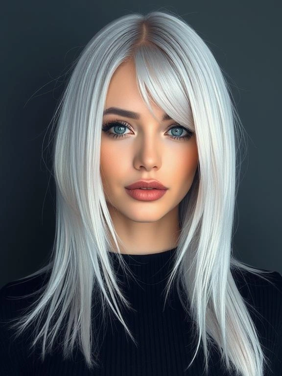 25 Best Spring Hair Colors to Brighten Your Look 47 Silver Blonde
