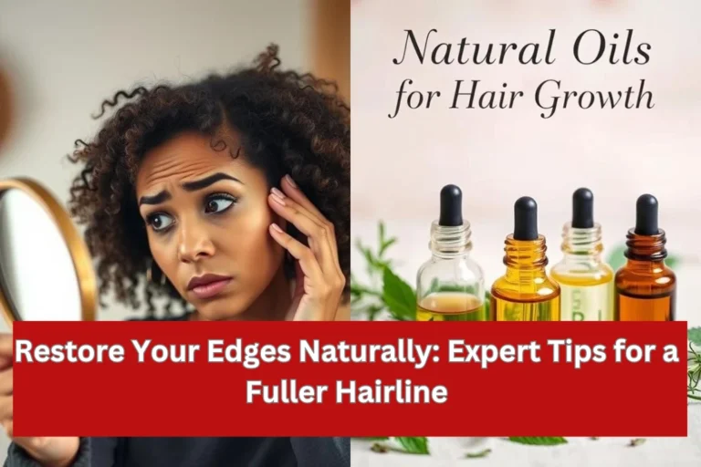 Restore Your Edges Naturally: Expert Tips for a Fuller Hairline 8 Expert Tips for a Fuller Hairline