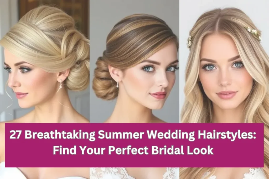 27 Breathtaking Summer Wedding Hairstyles: Find Your Perfect Bridal Look 1 Summer Wedding Hairstyles
