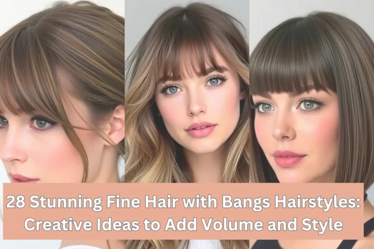 Fine Hair with Bangs Hairstyles