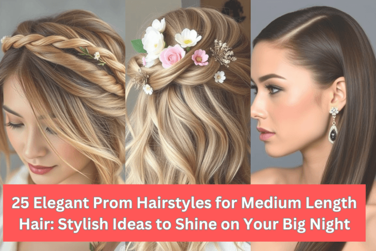 Elegant Prom Hairstyles for Medium-Length Hair