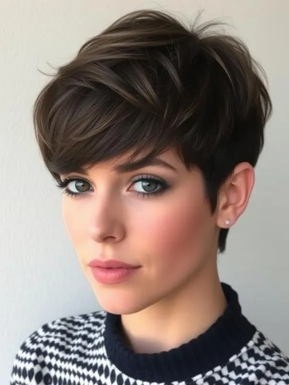 28 Stunning Fine Hair with Bangs Hairstyles: Creative Ideas to Add Volume and Style 24 Layered Pixie with Micro Bangs