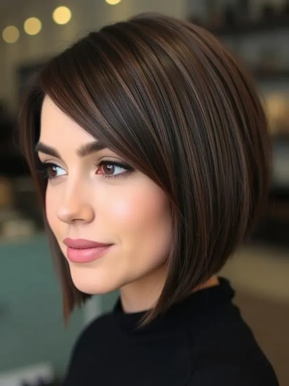 28 Stunning Fine Hair with Bangs Hairstyles: Creative Ideas to Add Volume and Style 4 Wispy Straight Bangs with Sleek Bob