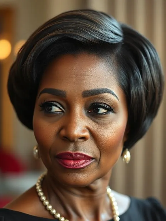 23 Stunning Bob Hairstyles for Older Black Women: From Classic to Modern, Textured to Elegant 10 Finger Wave Bob