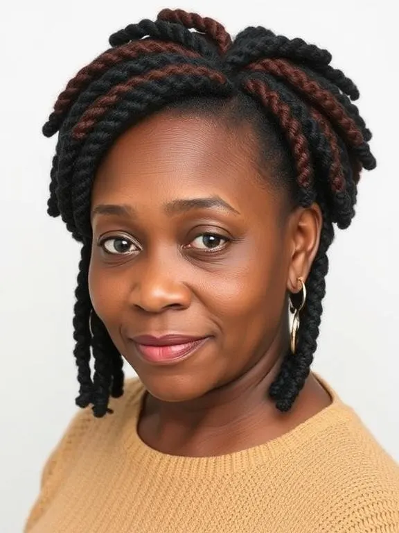 23 Stunning Bob Hairstyles for Older Black Women: From Classic to Modern, Textured to Elegant 18 Bob with Crochet Braids