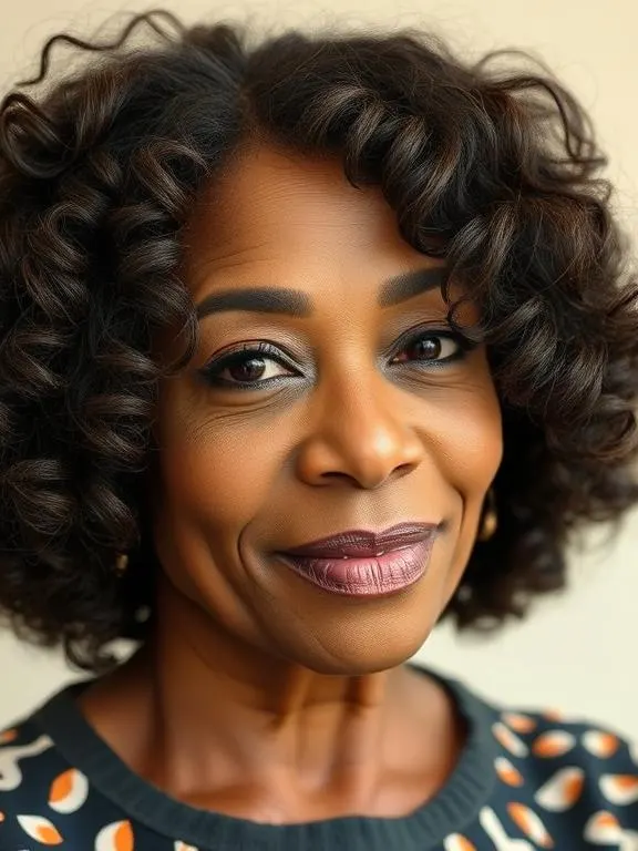23 Stunning Bob Hairstyles for Older Black Women: From Classic to Modern, Textured to Elegant 7 Layered Curly Bob