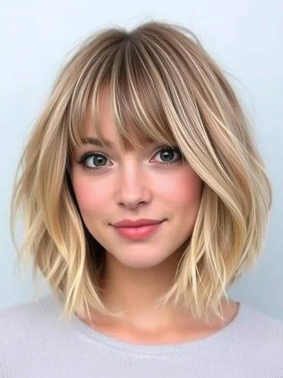 26 Stunning Choppy Bob Hairstyles for Fine Hair: Boost Volume & Texture Instantly 11 Choppy Bob with Curtain Bangs