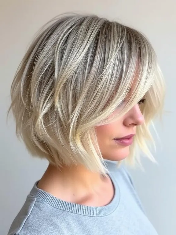 26 Stunning Choppy Bob Hairstyles for Fine Hair: Boost Volume & Texture Instantly 22 Feathered Choppy Bob