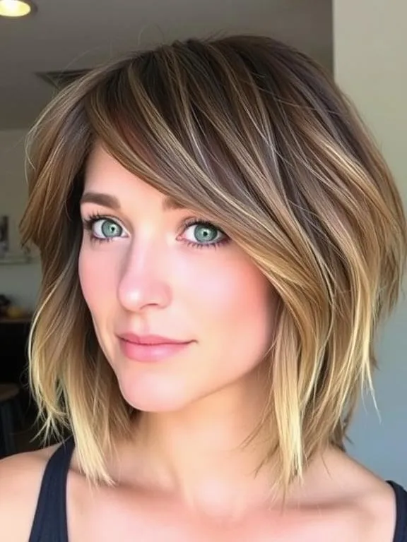 26 Stunning Choppy Bob Hairstyles for Fine Hair: Boost Volume & Texture Instantly 5 Choppy Bob with Side Bangs