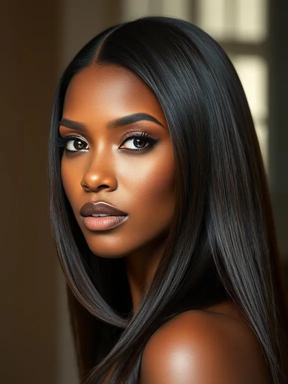 33 Gorgeous Hair Color Ideas for Brown Skin: Stunning Shades to Try Now 5 Chocolate Brown