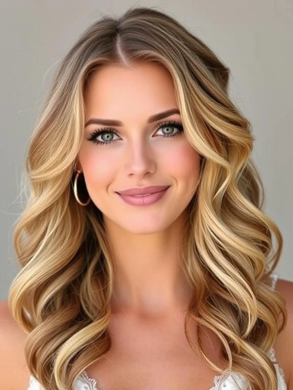 27 Breathtaking Summer Wedding Hairstyles: Find Your Perfect Bridal Look 13 Beach Waves with a Center Part