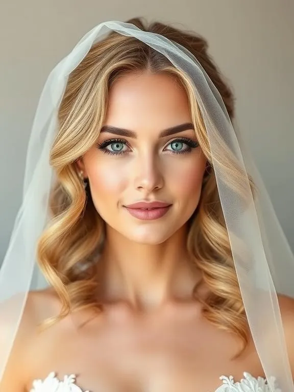 27 Breathtaking Summer Wedding Hairstyles: Find Your Perfect Bridal Look 28 Soft Waves with a Veil