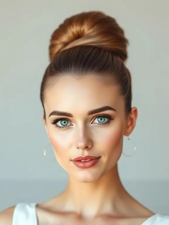 27 Breathtaking Summer Wedding Hairstyles: Find Your Perfect Bridal Look 4 Sleek High Bun