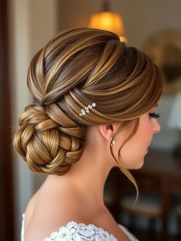 27 Breathtaking Summer Wedding Hairstyles: Find Your Perfect Bridal Look 5 Elegant twisted low bun with a modern touch.