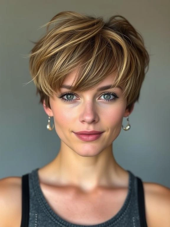 27 Summer Hairstyles for Short Hair: Effortless and Stylish Looks for Warm Days 2 Tousled Pixie Cut