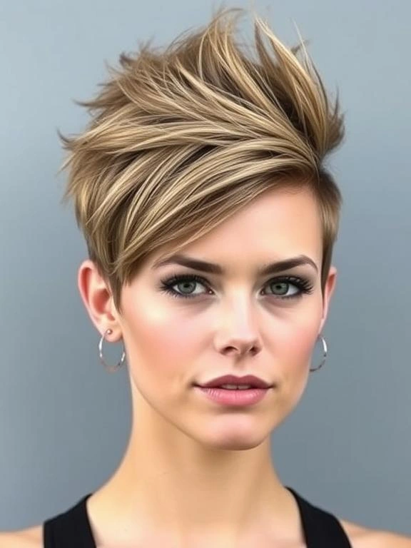27 Summer Hairstyles for Short Hair: Effortless and Stylish Looks for Warm Days 14 Faux Hawk for Short Hair