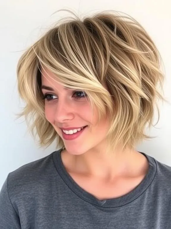 27 Summer Hairstyles for Short Hair: Effortless and Stylish Looks for Warm Days 18 Tousled Layered Crop