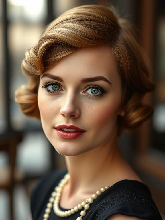27 Summer Hairstyles for Short Hair: Effortless and Stylish Looks for Warm Days 23 Classic Finger Waves